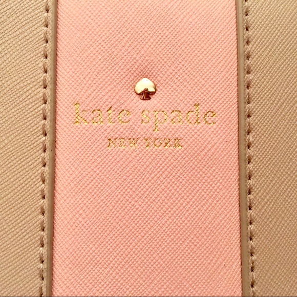 Kate Spade harmony tote in blush and beige like new - Picture 2 of 5
